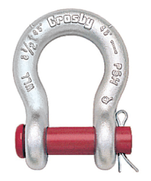 Equipment photo of a Crosby shackle rental from LGH.